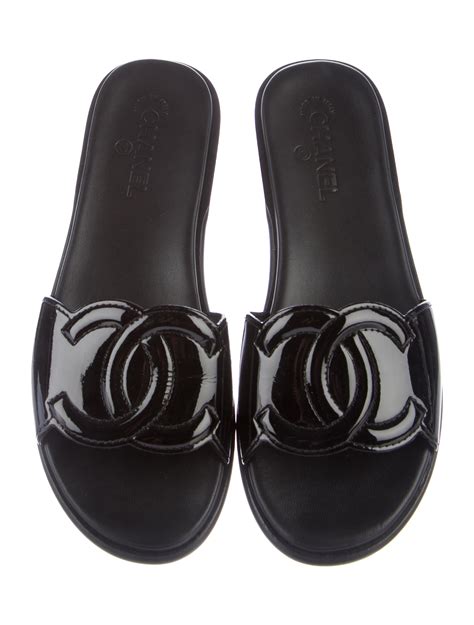 Chanel slides sandals